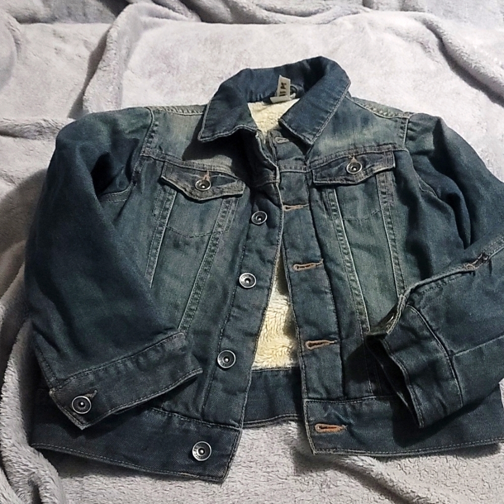 Boys lined jean jacket